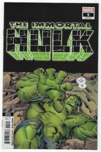 Immortal Hulk # 5 Variant 2nd Printing Cover NM Marvel 