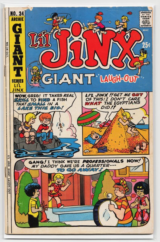 Li'l Jinx Giant Laugh-Out #34 (1971) Li'l Jinx