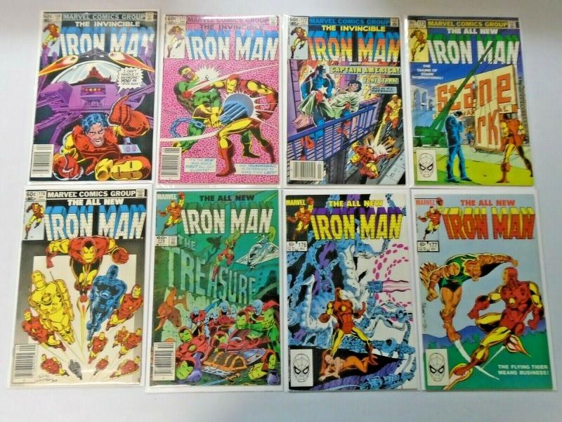 Iron Man lot #152 to #198 45 different books average 7.0 range 6.0 to 8.0 (1981)