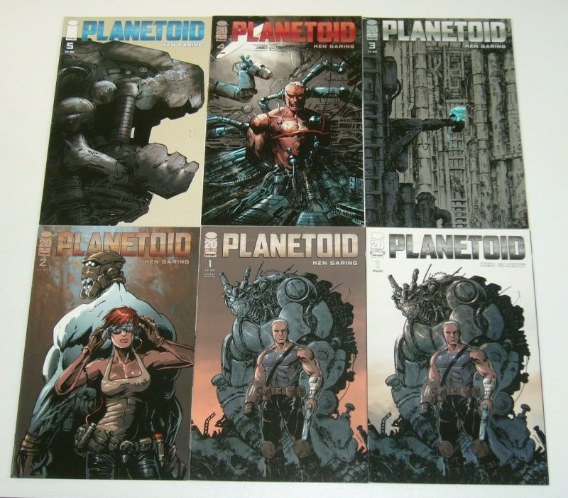 Planetoid #1-5 VF/NM complete series + 2nd print - space pirate sci fi set