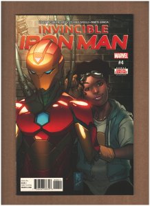 Invincible Iron Man #4 Marvel Comics 2017 Riri Williams Ironheart NM- 9.2