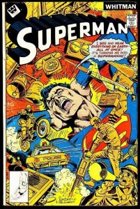 SUPERMAN #321-DYNAMITE COVER!-VERY POWERFUL!! WHITMAN VG