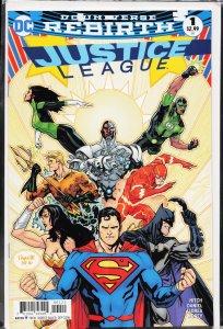 Justice League #1 Variant Cover (2016) Justice League
