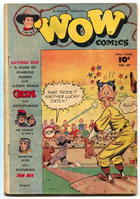 Wow Comics #69 1948- Tom Mix- Last issue- incomplete