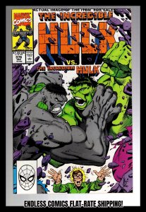 The Incredible Hulk #376 (1990) HULK vs HULK!!! Beautiful High Grade! / EBI#2