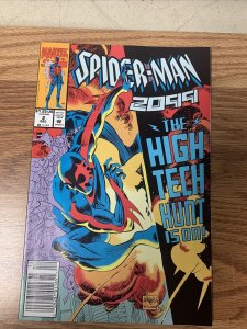 Vintage Comic Book, MARVEL COMICS, SPIDER-MAN 2099, #2, 1992, High Tech Hunt