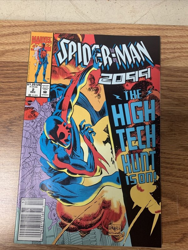 Vintage Comic Book, MARVEL COMICS, SPIDER-MAN 2099, #2, 1992, High Tech Hunt 