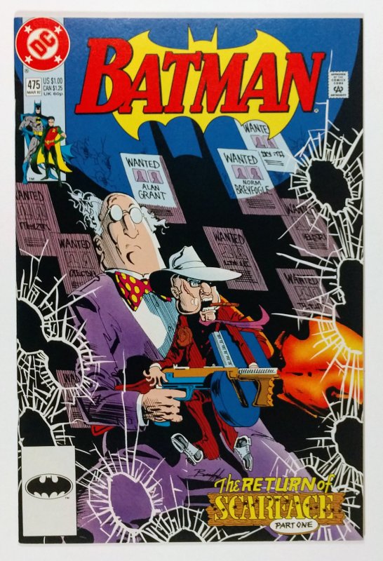 Batman #475 Newsstand (1992) 1ST APP OF RENEE MONTOYA