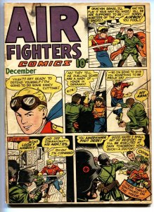 Air Fighters Vol. 2 #3 1943-Hillman-Nazi cover-Aviation comic book