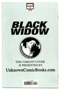 BLACK WIDOW #1 JAY ANACLETO EXCLUSIVE TRADE DRESS