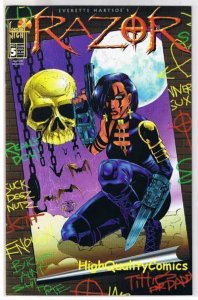 RAZOR #5 (Vol2),  NM, Femme Fatale, Everette Hartsoe, 1996 1997