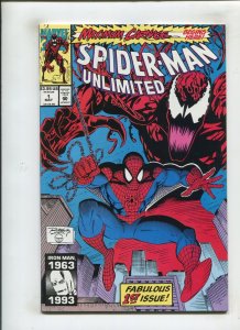 SPIDER-MAN UNLIMTED #1 (9.0) CARNAGE RISING!! 1993