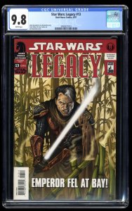 Star Wars: Legacy #13 CGC NM/M 9.8 White Pages 1st Appearance Darth Kruhl!