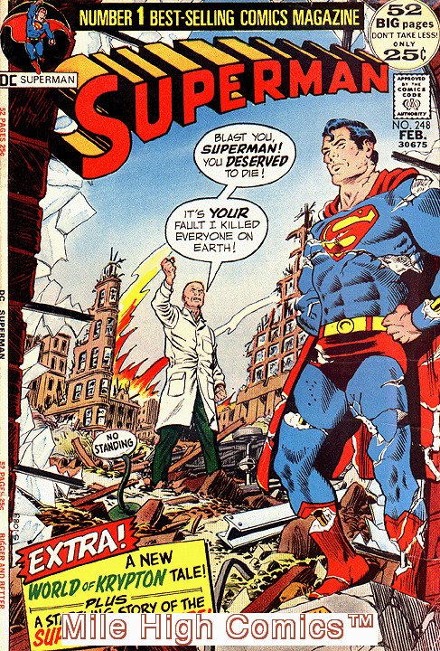 SUPERMAN  (1939 Series)  (DC) #248 Very Fine Comics Book