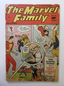 The Marvel Family #38 (1949) FR Condition 4 in cumulative spine split