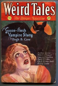 Weird Tales 5/1932-Vampire cover-Frankenstein-Pulp Magazine