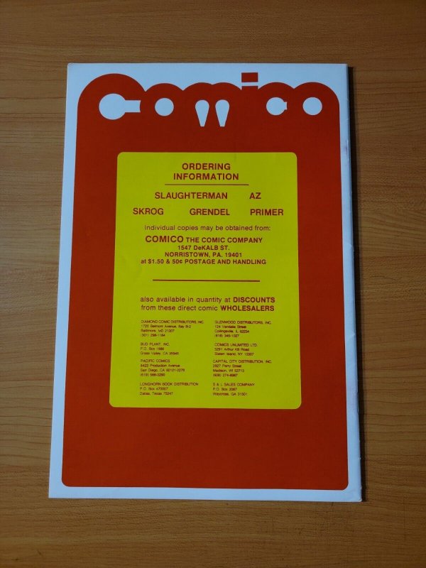 Comico Primer #3 ~ VERY FINE - NEAR MINT NM ~ 1983 Comico Comics