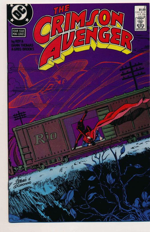 Crimson Avenger (1988 DC) #1-4 NM Complete series