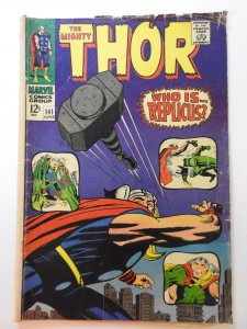 Thor #141 (1967) Who Is Replicus? Good+ Condition!