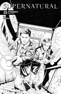 Supernatural (Dynamite) #3F VF/NM ; Dynamite | 1:10 Variant B&W