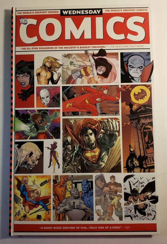 WEDNESDAY COMICS LARGE SIZE GRAPHIC NOVEL HARD COVER DC 18X 11 2010