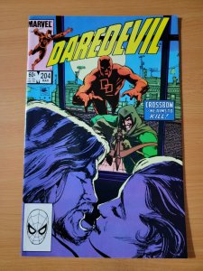 Daredevil #204 Direct Market Edition ~ NEAR MINT NM ~ 1984 Marvel Comics