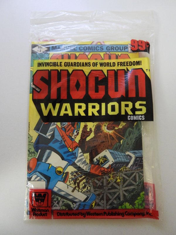 Shogun Warriors #1-3 Whitman 3 pack polybagged sealed