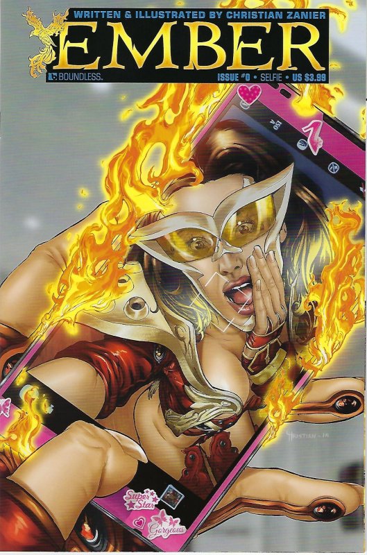 Ember #0 Christian Zanier Selfie Variant Cover !!!  NM