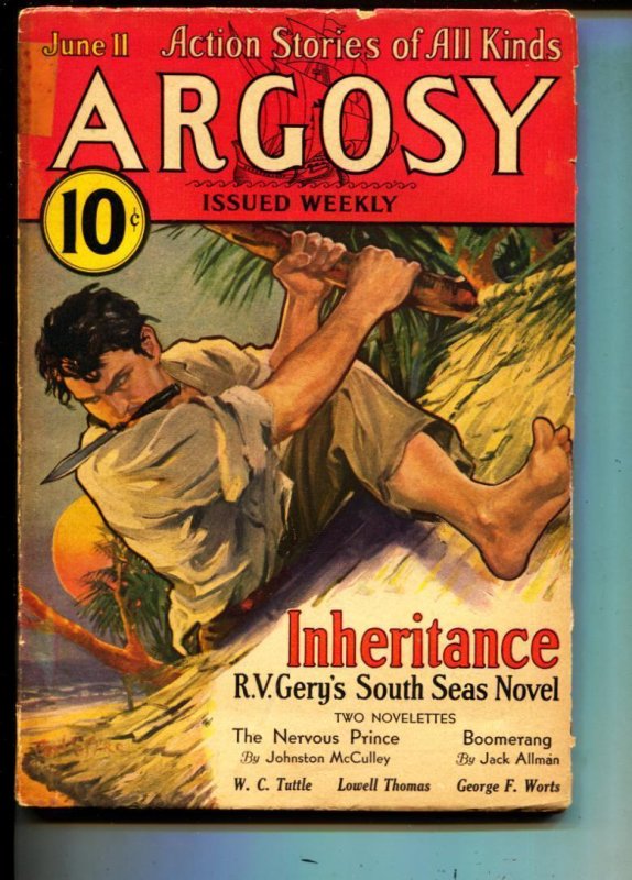 Argosy-Pulp-6/11/1932-Lowell Thomas-Lowell Thomas