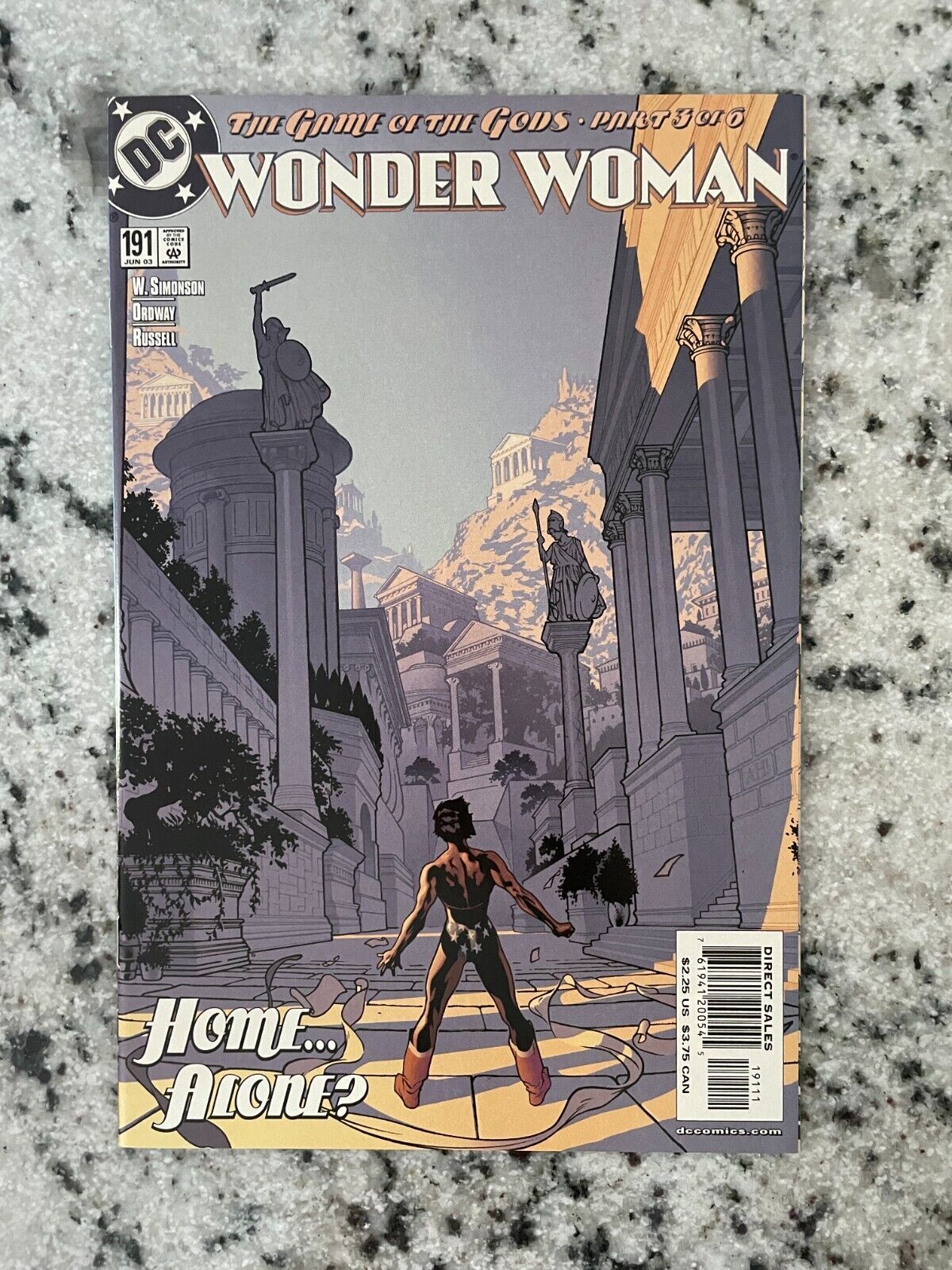 Wonder Woman Nm Dc Comic Book Adam Hughes Cover Batman Superman