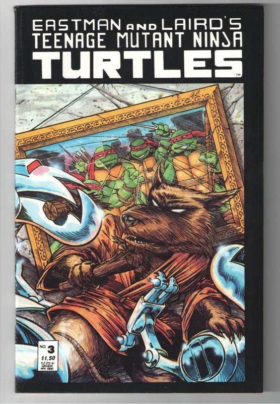 Teenage Mutant Ninja Turtles #3 2nd Print VF (1985)