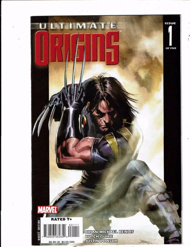 Lot of 4 Ultimate Origins Marvel Comic Books #1 2 4 5 BH51