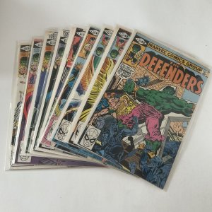 Defenders 81-83 85-90 Very Fine Vf 8.0 Lot Run Set Marvel