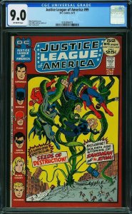 Justice League of America #99 (1972) CGC 9.0 VFNM