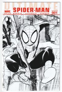 Ultimate Spider-Man #1 (2009) Ultimate Spider-Man Sketch Variant cover