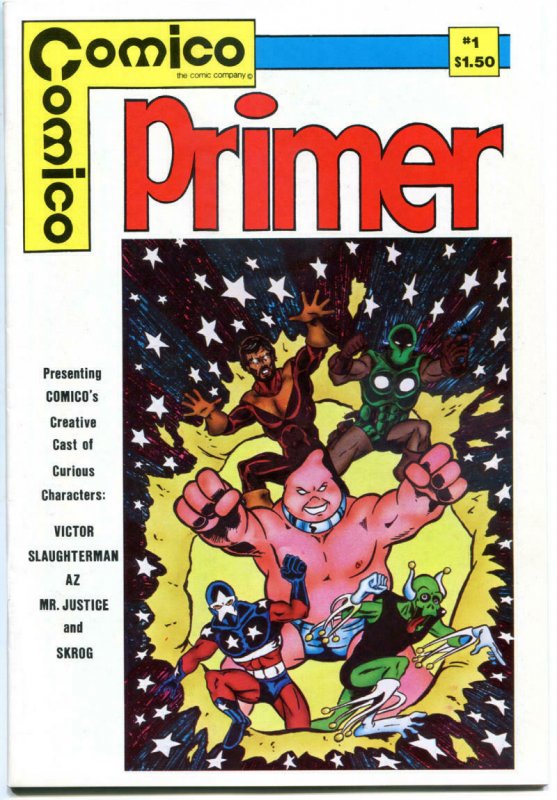 COMICO PRIMER #1, VF/NM, Slaughterman, Az, Skrog, 1982, more Indies in store