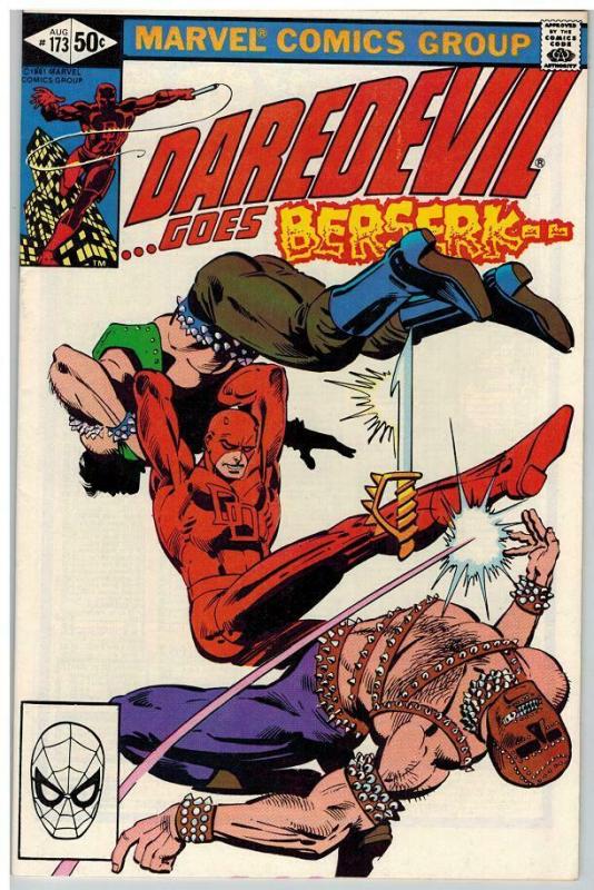 DAREDEVIL 173 F-VF Aug. 1981 COMICS BOOK