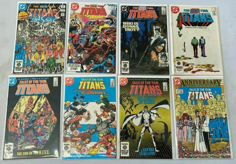  New teen tItans comic lot from:#8-50 24 different 8.5 VF+ (1981-85)