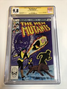 New Mutants (1983) # 1 (CGC 9.8 WP) Signed & Sketch Bob McLeod | 2nd App NM