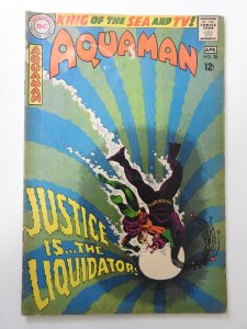 Aquaman #38 (1968) GD/VG Condition tape pull fc, moisture stain