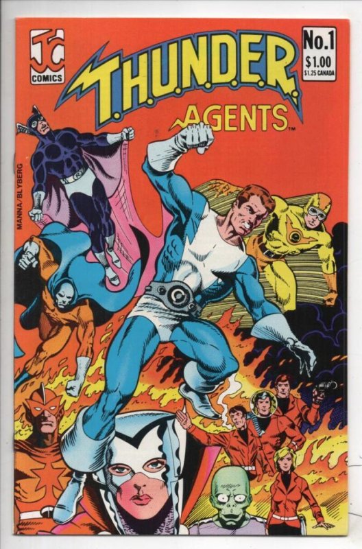 THUNDER AGENTS #1, NM-, Invasion, 1983, JC, more indies in store