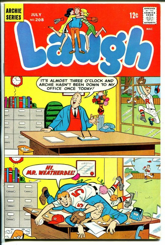 Laugh #208 1968-Archie-Betty-Veronica-Josie-VF