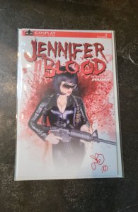 Jennifer Blood #1 Cover N SIGNED BY RACHEL HOLLON WITH COA