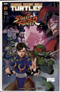 Teenage Mutant Ninja Turtles vs. Street Fighter #3 Cover B (2023)