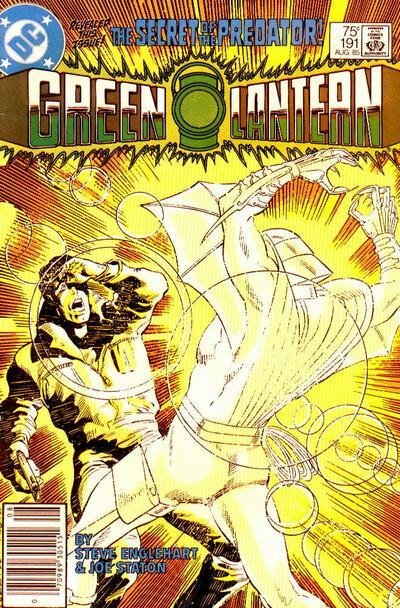 Green Lantern (2nd Series) #191 (Newsstand) FN ; DC | Secret of the Predator