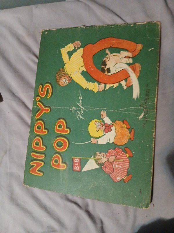 1917 NIPPY'S POP by PAYNE Saalfield Publishing COMIC STRIP BOOK