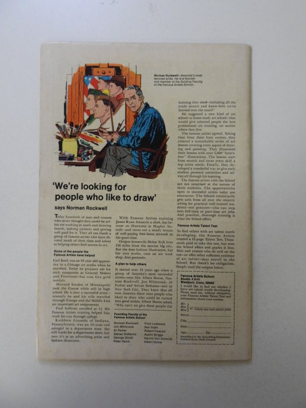 Iron Man #10 (1969) VG+ condition top staple detached from cover