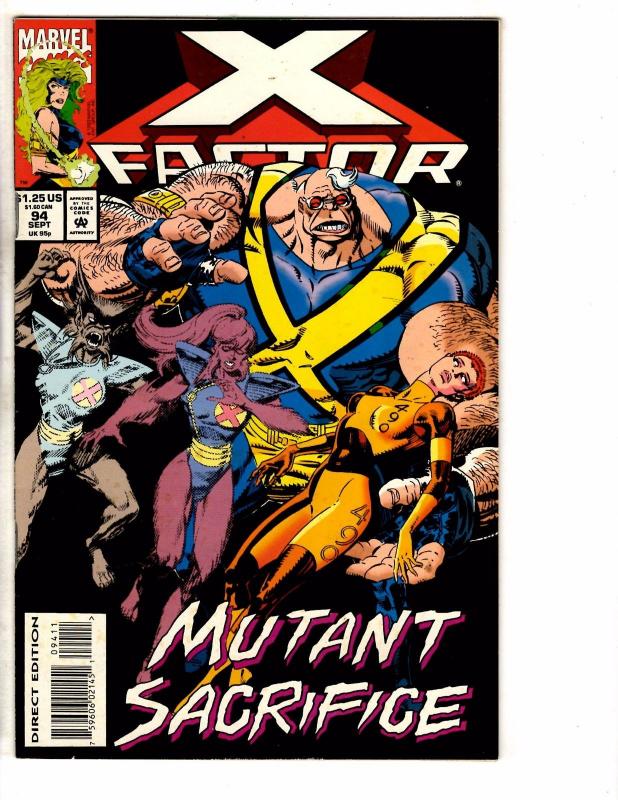 12 X-Factor Marvel Comics # 58 71 77 78 83 84 85 86 (2) 87 94 + Annual # 8 RC2