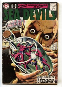 SEA DEVILS #2--GREYTONE COVER --1961--DC--comic book