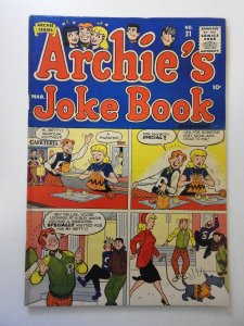 Archie's Joke Book Magazine #21 (1956) FN/VF Condition!